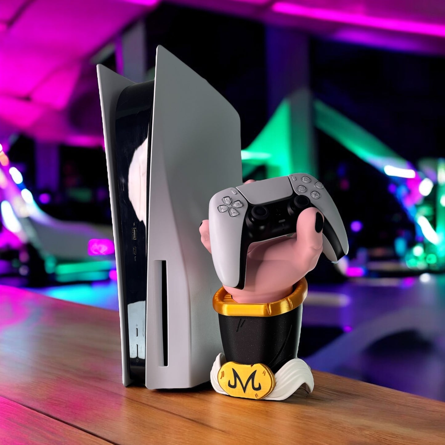 Dragon Ball Z Majin Buu Controller Stand | Gaming Controller Holder for PS5, PS4, Xbox & PC 3D Printed Anime Collectible
