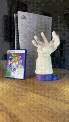 Dragon Ball Z Vegeta Controller Stand | PS5, PS4, Xbox & PC Gamepad Holder – 3D Printed Collectible